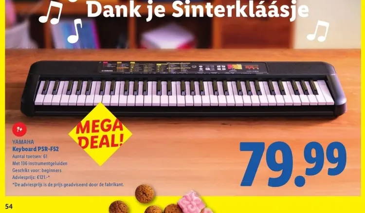Aanbieding: Keyboard PSR-F52
