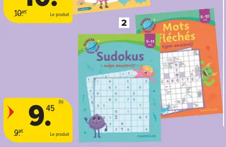 Offre: Planète casse-têtes - Sudokus méga amusants ou Mots fléchés hyper amusants