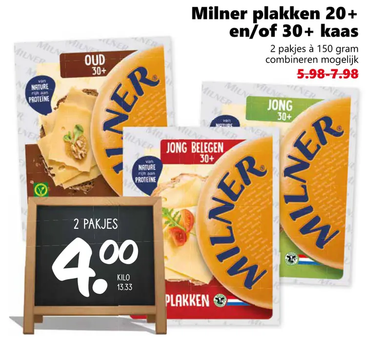 Aanbieding: Plakken 20+ en/of 30+ kaas