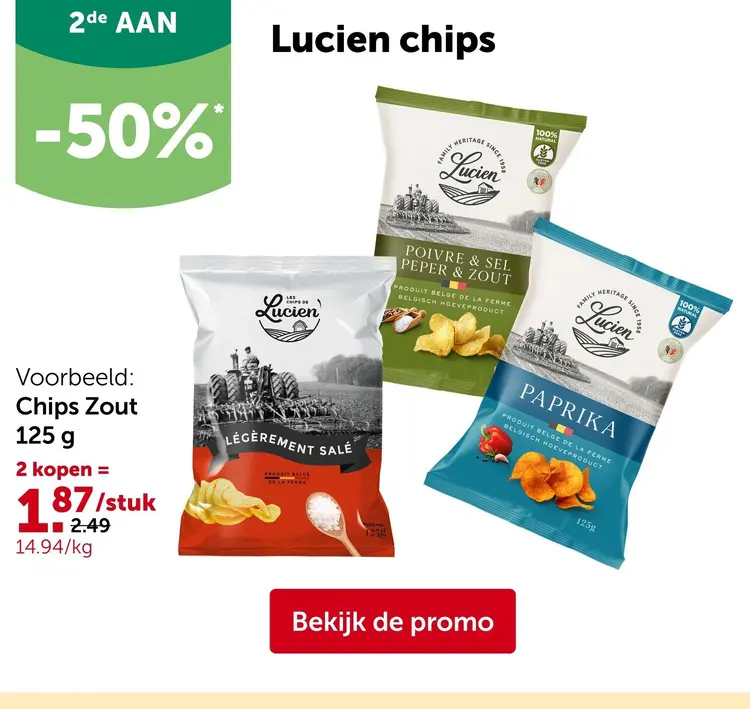 Promotie: Lucien Chips