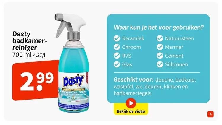 Promotie: Badkamerreiniger