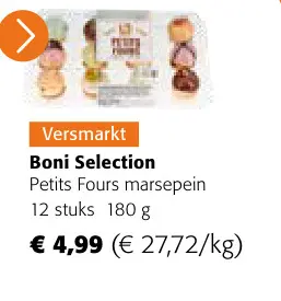 Aanbieding: Petits Fours marsepein