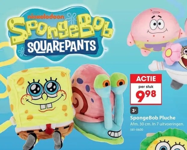Aanbieding: SpongeBob Pluche