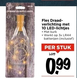 Aanbieding: Fles Draad- verlichting met LED-lichtjes