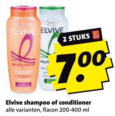 Aanbieding: Elvive shampoo of conditioner