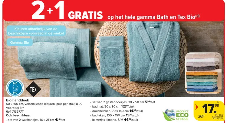 Promotie: Bio handdoek