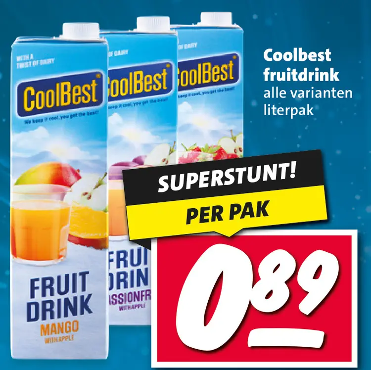 Aanbieding: fruitdrink