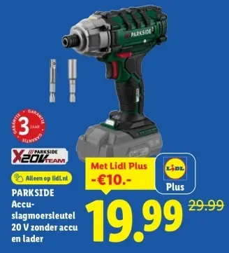 Aanbieding: Accu-slagmoersleutel