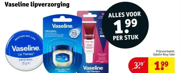 Aanbieding: Vaseline lipverzorging