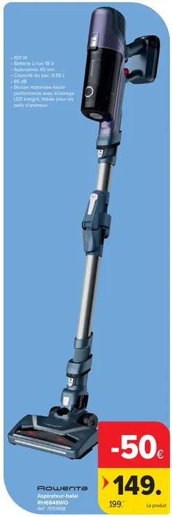 Offre: Aspirateur-balai RH6848WO