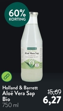 Aanbieding: Holland & Barrett Aloë Vera Sap Bio - 750ml