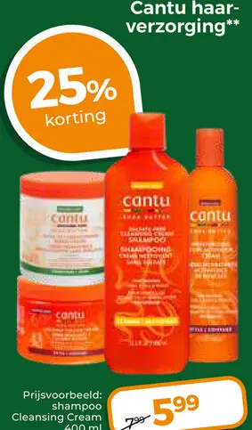 Aanbieding: Cantu haar-verzorging
