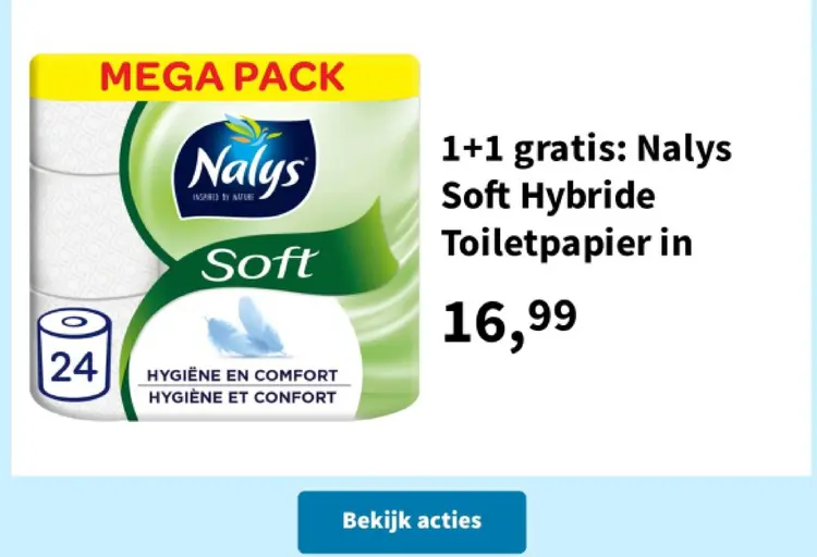 Promotie: Toiletpapier