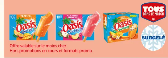 Offre: Oasis Sorbet / So Fruiz