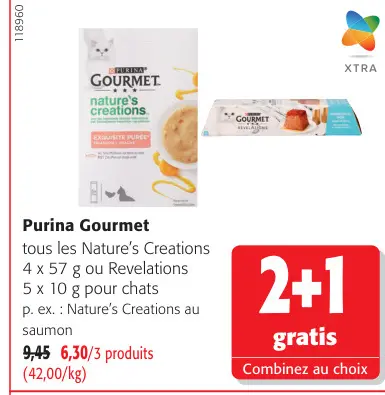 Offre: Tous les Nature's Creations ou Revelations pour chats