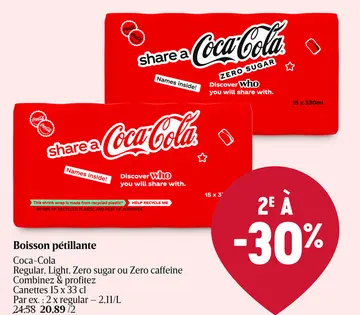 Offre: Boisson pétillante