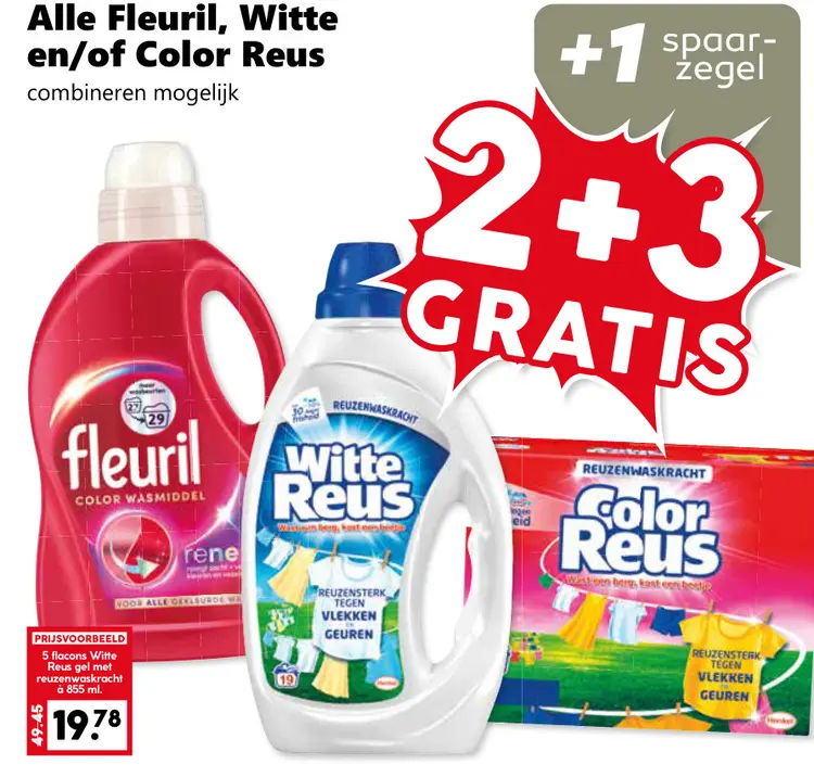 Aanbieding: Fleuril, Witte en/of Color Reus