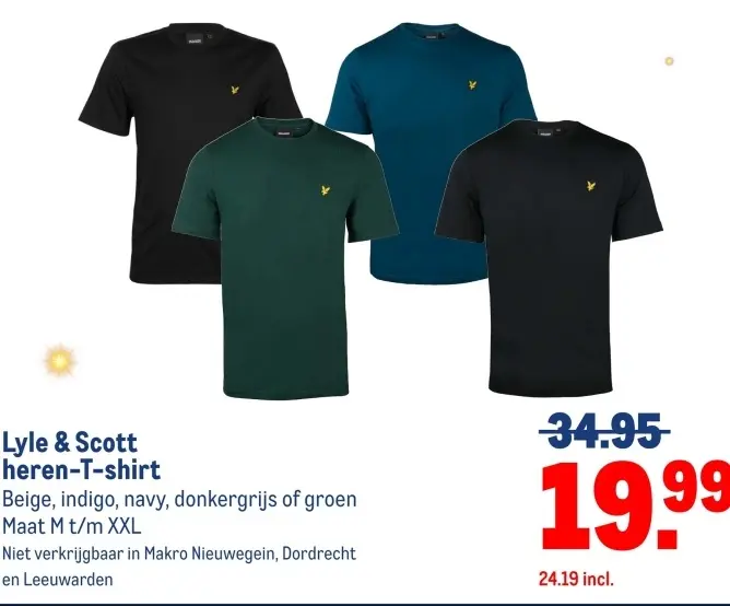 Aanbieding: Lyle & Scott heren-T-shirt