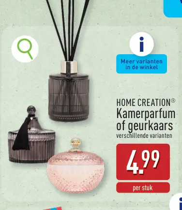 Promotie: Kamerparfum of geurkaars