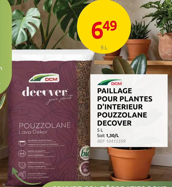 Offre: Paillage pour plantes d'interieur pouzzolane 