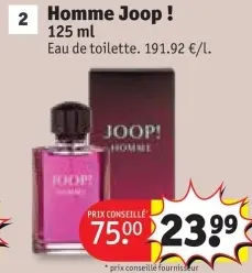 Offre: Homme Joop!