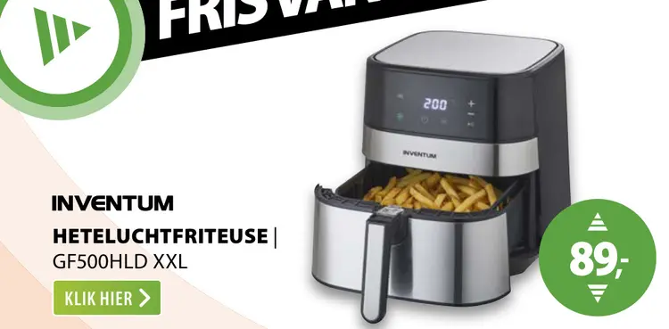 Aanbieding: Heteluchtfriteuse