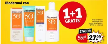 Aanbieding: Biodermal zon