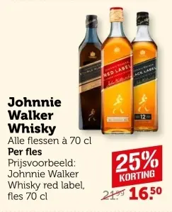 Aanbieding: Johnnie Walker Whisky