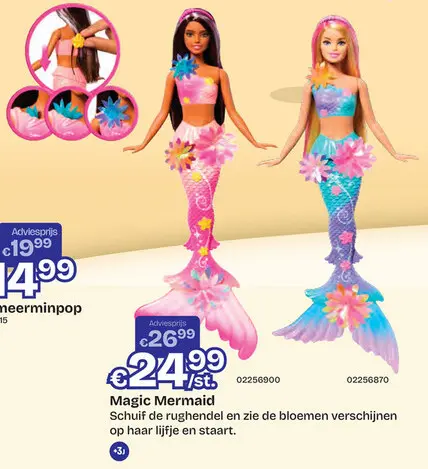 Aanbieding: Barbie Magic Mermaid 2 Bruin
