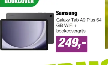 Aanbieding: Galaxy Tab A9 Plus 64 GB WiFi + bookcovergrijs