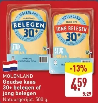 Aanbieding: Goudse kaas 30+ belegen of jong belegen