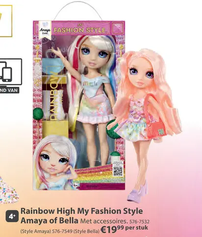 Aanbieding: Rainbow High My Fashion Stylebella
