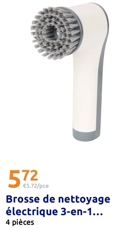 Offre: Brosse de nettoyage électrique 3-en-1