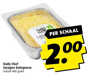 Aanbieding: Daily Chef lasagne bolognese