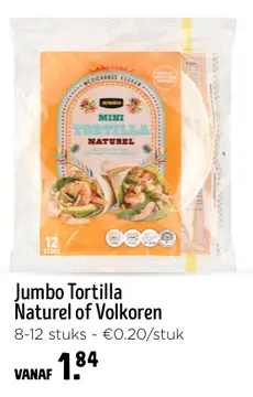 Aanbieding: Tortilla Naturel of Volkoren