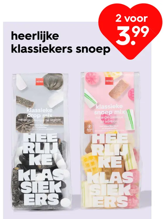 Promotie: heerlijke klassiekers snoep