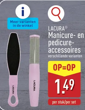 Promotie: Manicure- en pedicure-accessoires