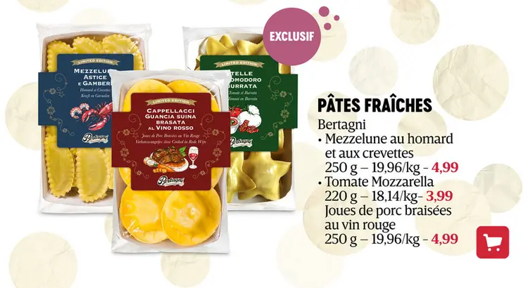 Offre: Pâtes fraîches