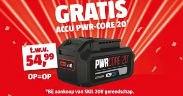Aanbieding: Accu pwr-core 20