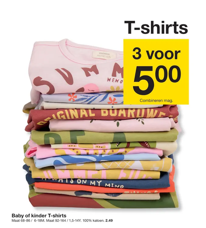 Aanbieding: T-shirts