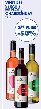 Aanbieding: VINTENSE SYRAH / MERLOT / CHARDONNAY