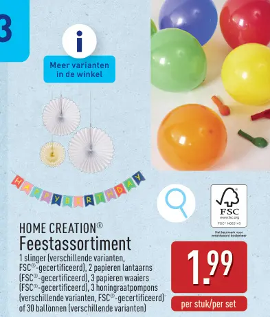 Promotie: Feestassortiment