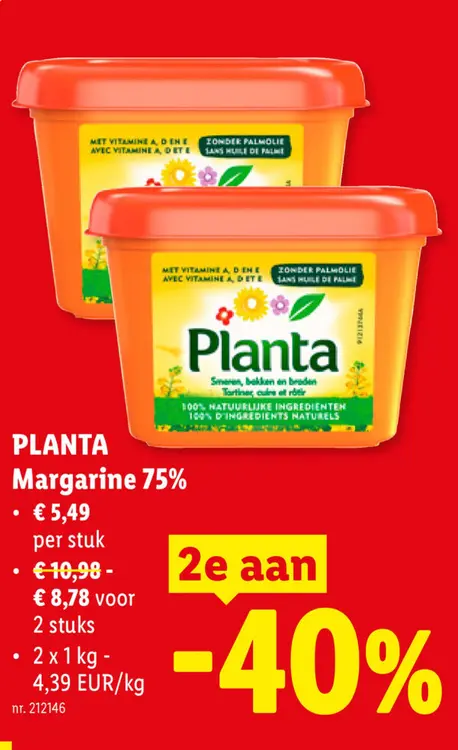 Promotie: Margarine 75%
