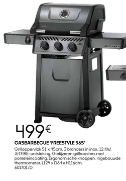 Aanbieding: GASBARBECUE 'FREESTYLE 365'