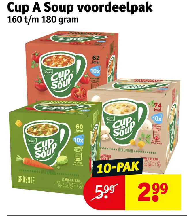 Aanbieding: Cup A Soup voordeelpak