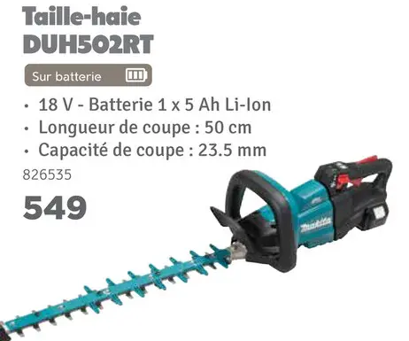 Offre: Taille-haie DUH502RT