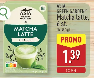Promotie: Matcha latte