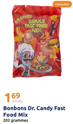 Offre: Bonbons Dr. Candy Fast Food Mix