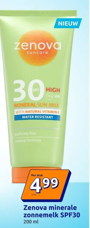 Promotie: minerale zonnemelk SPF30