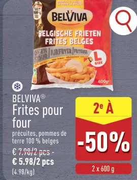 Offre: Frites pour four